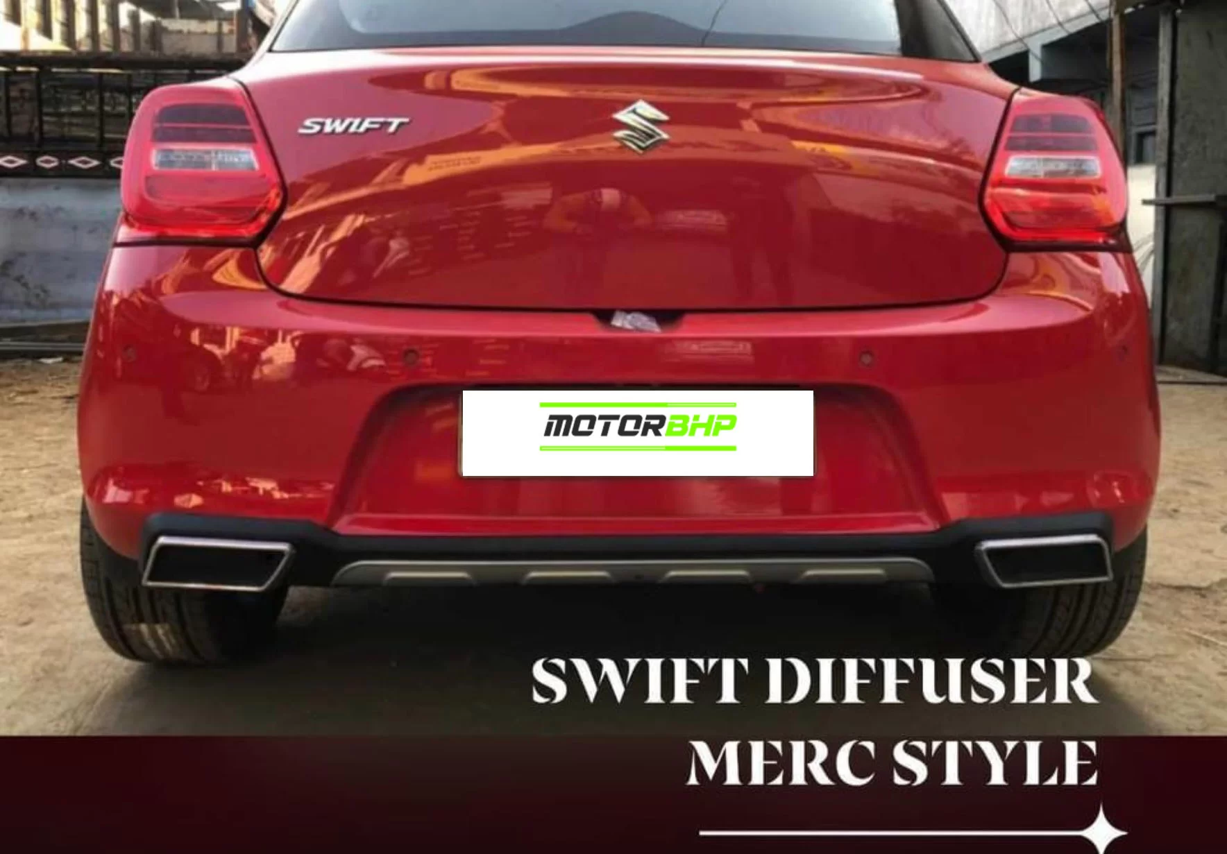 Swift bumper store diffuser